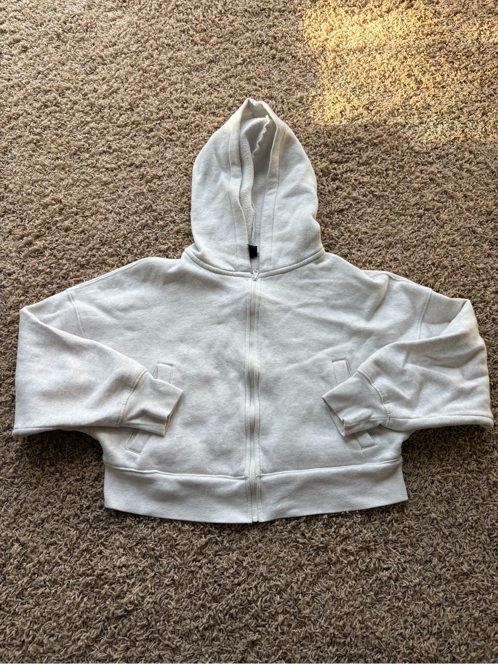 Wild Fable Cropped Full Zip Hoodie Jacket